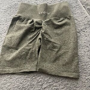 NVGTN Olive Green Butt Scrunch Shorts